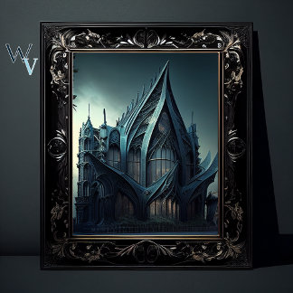 Modern Gothic Art Poster