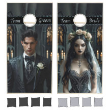 Modern Gothic Wedding - Team Bride & Team Groom