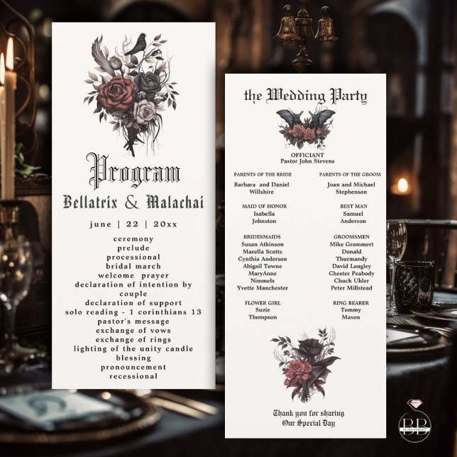 Modern Gothic Woodrose and Charcoal Floral (Creator Uploaded)