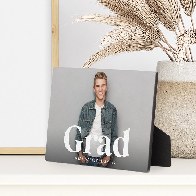 Modern Grad Overlay | Graduation Photo Horizontal Plaque (Creator Uploaded)