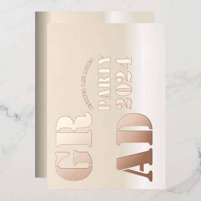 MODERN GRAD PARTY (Front/Back)