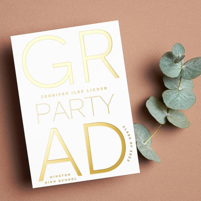 MODERN GRAD PARTY | Class of 2024 Gold Pressed (Creator Uploaded)