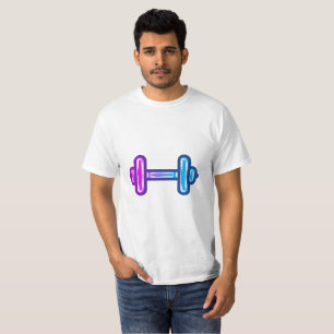 Modern Gradient Dumbbell T-Shirt