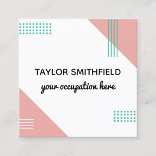 modern gradient geometric business card designs