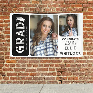 Modern Graduate 2 Photo Graduaton Banner