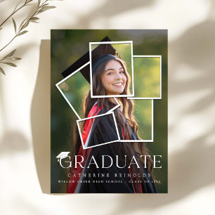 Modern Graduate Photo Graduation Party Invitation