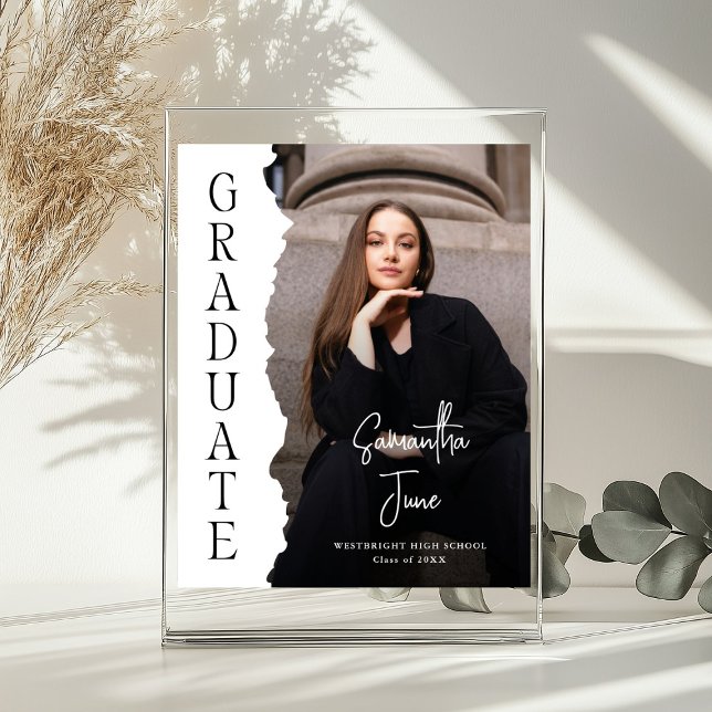 Modern Graduate Photo Magazine Graduation Sign (Creator Uploaded)
