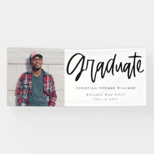 Modern Graduate Script Photo Banner
