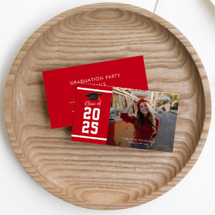 Modern Graduation 2025 Photo Party Enclosure Card