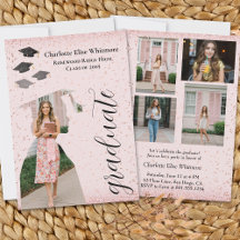 Modern Graduation Announcement Invite | Grad Photo