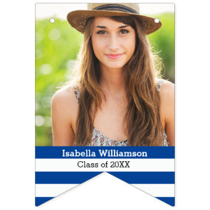 Modern Graduation Bunting Class of 2018 Photo Bunting
