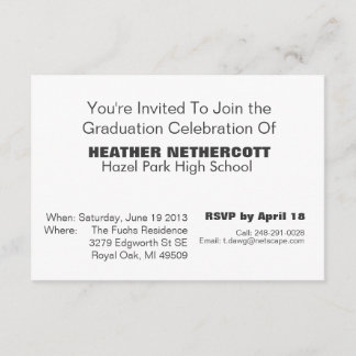 Modern Graduation Card Class of 2013