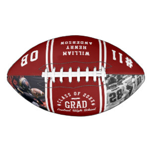 Modern Graduation Cool Photo Collage Team Sport American Football