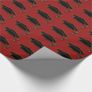 Modern Graduation Gift Grad Cap Wrapping Paper