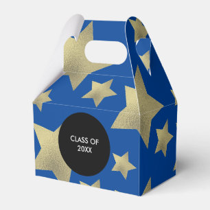 Modern Graduation Huge Faux Gold Star 2020 Grad Favour Box