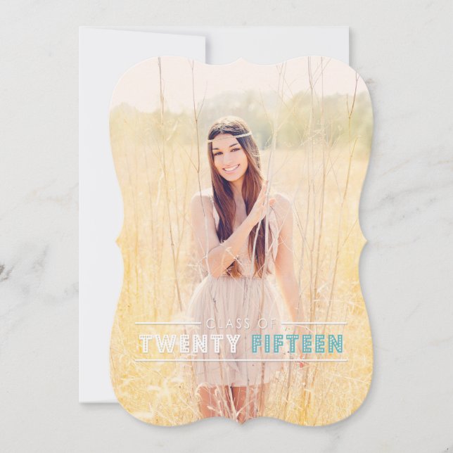 Modern Graduation Invitations (Front)