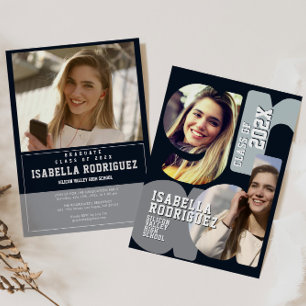 Modern  Graduation Invite