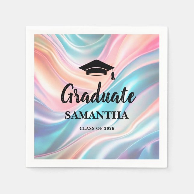 Modern  Graduation  Napkin (Front)