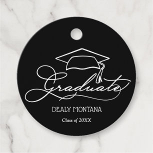Modern Graduation Party  Favour Tags