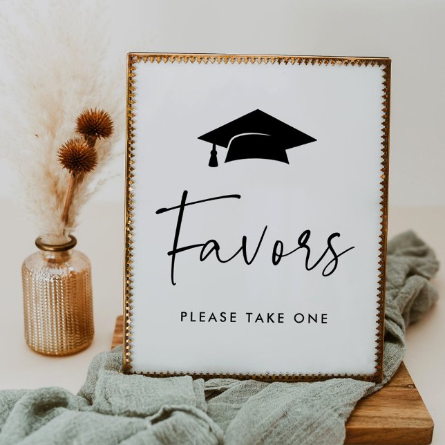 Modern Graduation Party Favours Sign (Creator Uploaded)