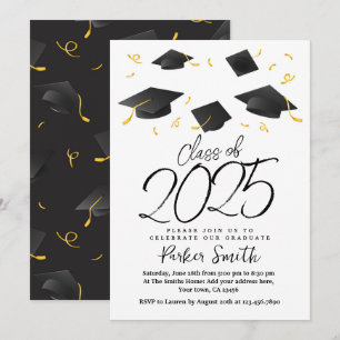 Modern Graduation Party  Invitation