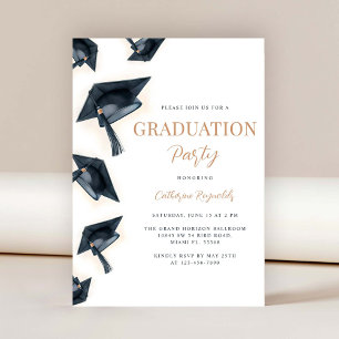 Modern Graduation Party Invitation