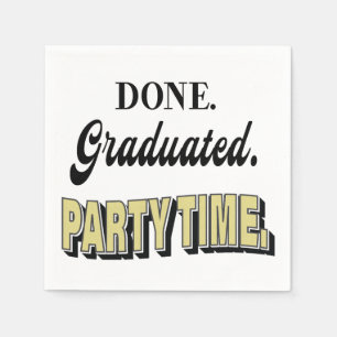 Modern Graduation Party Napkin