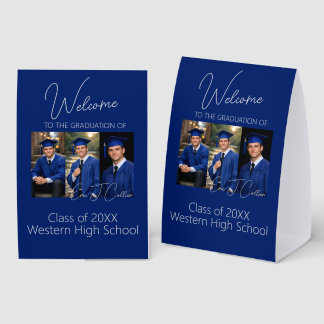 Modern Graduation Party Photo Display