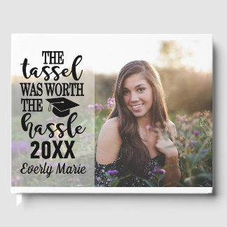 Modern Graduation Photo Guest Book