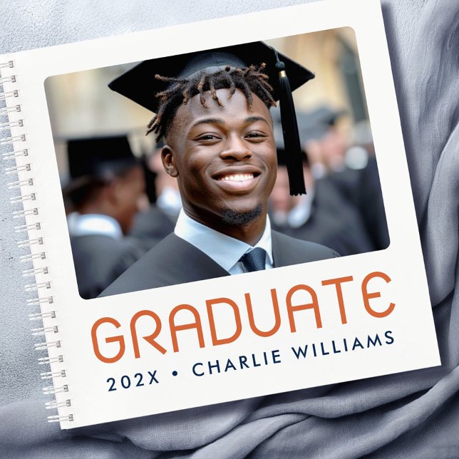 Modern graduation photo year graduate notebook (Modern graduation photo year graduate notebook)