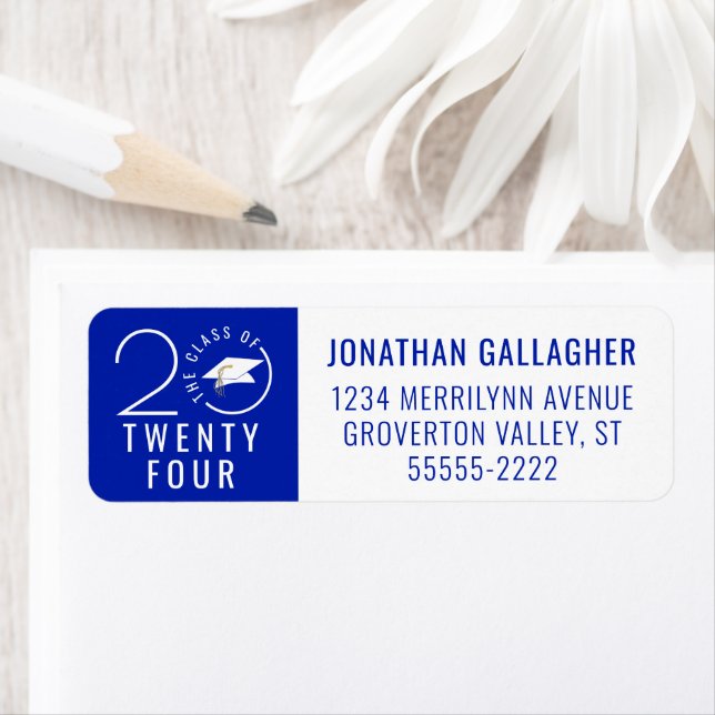 Modern Graduation Royal Blue Class Year (Insitu)