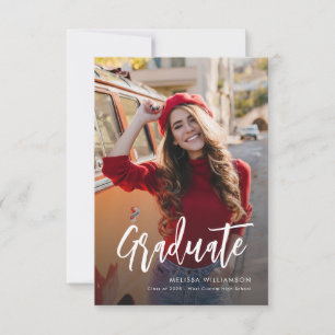 Modern Graduation Script 2 Photos Announcement
