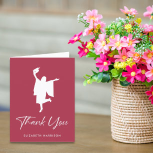 Modern Graduation Thank You Card