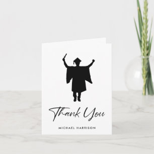 Modern Graduation Thank You Card