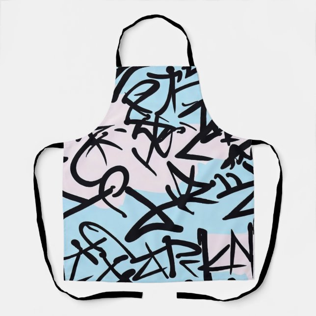 Modern Graffiti Apron (Front)