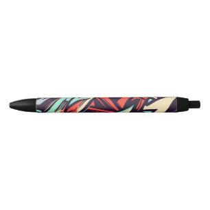 Modern Graffiti Black Ink Pen
