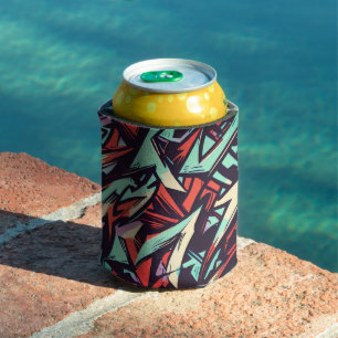 Modern Graffiti Can Cooler