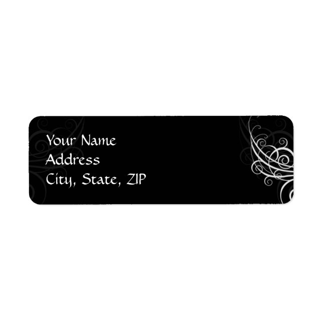 Modern Graffiti Heart Return Address (Front)