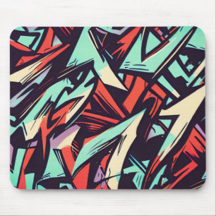 Modern Graffiti Mouse Mat
