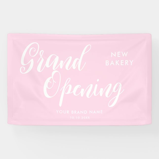 Modern Grand Opening Business Banner (Horizontal)