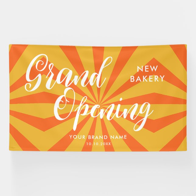 Modern Grand Opening Business Banner (Horizontal)