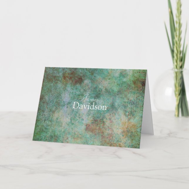 Modern Granite Note Card (Front)