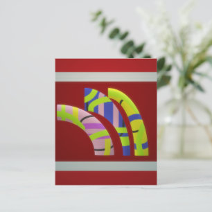 Modern Graphic art design tubes on dark plum