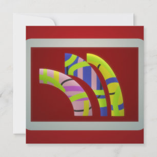 Modern Graphic art design tubes on dark plum