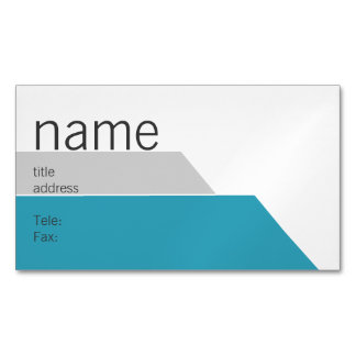 Modern graphic business sets Magnetic business card