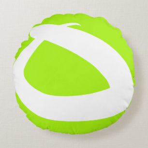 Modern graphic design round Pillow