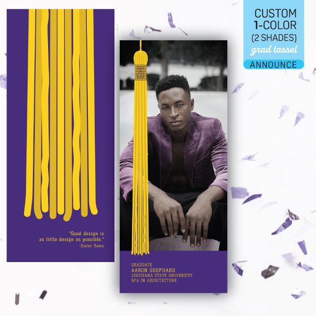 Modern Graphic Photo Graduation Announcement (Creator Uploaded)