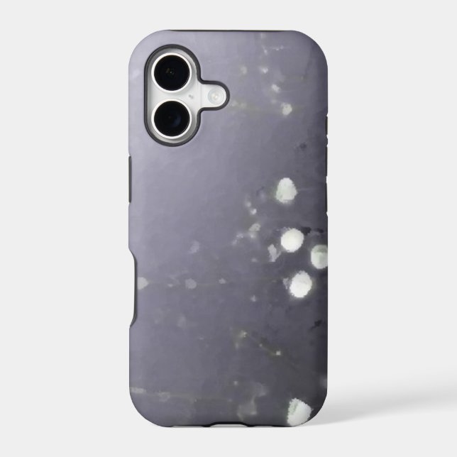 Modern gray buble oils marble pattern-iphone 5 (Back)