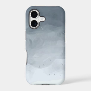 Modern gray clouds oils marble pattern-iphone 5