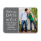 Modern Gray Hearts Wedding Photo Save the Date